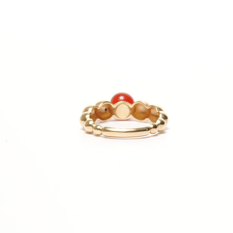 Van Cleef & Arpels Perlée Couleur Variation Carnelian 750 K18 #10 Ring gold WS25692