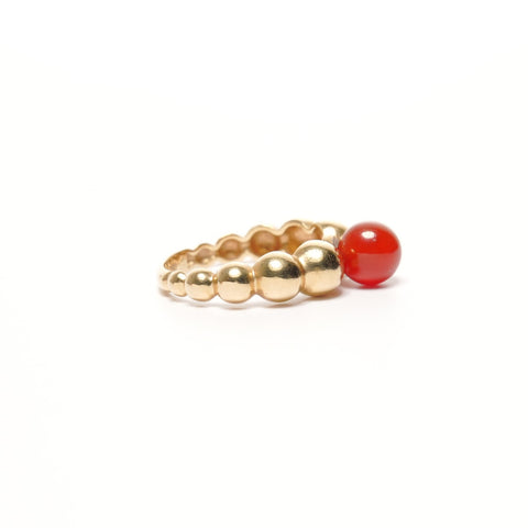 Van Cleef & Arpels Perlée Couleur Variation Carnelian 750 K18 #10 Ring gold WS25692