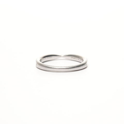 TIFFANY&Co. Harmony Melee Diamond Pt950 Diamond #8 Ring Silver WS25693