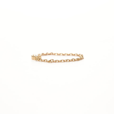 Christian Dior Mimirose 750 K18 Yellow Gold Diamond 52 #12 Ring gold WS25694