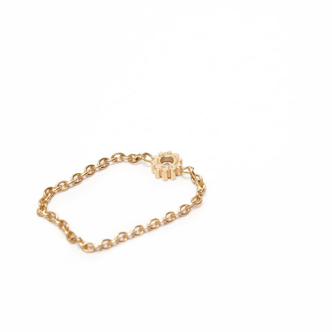 Christian Dior Mimirose 750 K18 Yellow Gold Diamond 52 #12 Ring gold WS25694