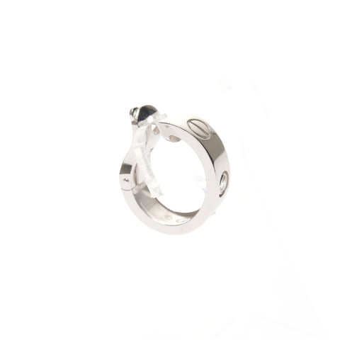 CARTIER Pierce Love Hoop Classic Diamond K18WG Pierce Silver WS25695
