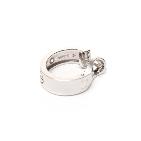 CARTIER Pierce Love Hoop Classic Diamond K18WG Pierce Silver WS25695