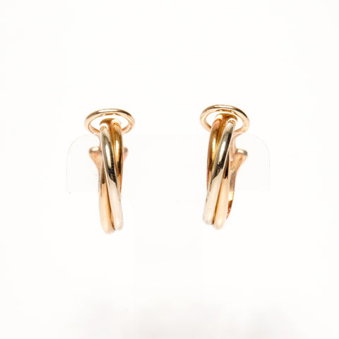 CARTIER Trinity 750 K18 hoop Earring gold WS25696