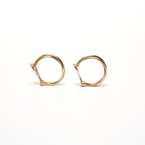 CARTIER Trinity 750 K18 hoop Earring gold WS25696
