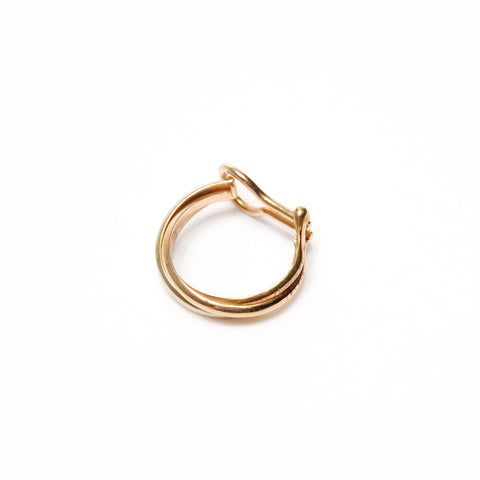 CARTIER Trinity 750 K18 hoop Earring gold WS25696