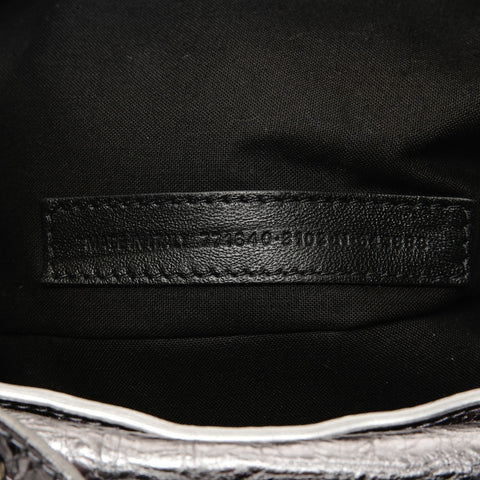 BALENCIAGA LucaGol Sling S Shoulder Bag Silver WS25699