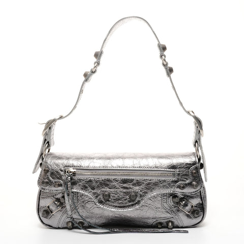 BALENCIAGA LucaGol Sling S Shoulder Bag Silver WS25699