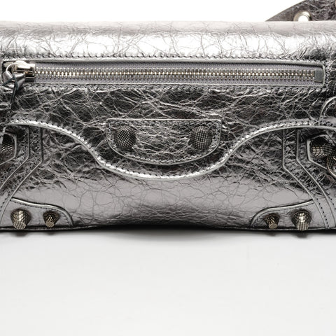 BALENCIAGA LucaGol Sling S Shoulder Bag Silver WS25699