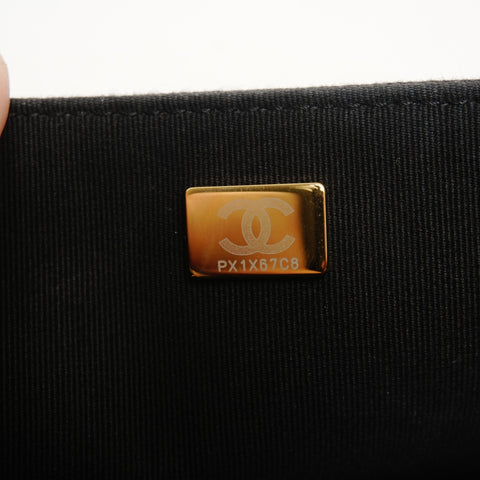 CHANEL Denim Mini Matelasse Chain Shoulder Bag blue WS25700