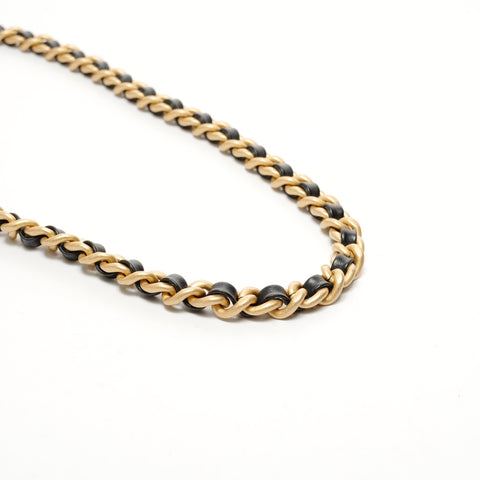CHANEL Denim Mini Matelasse Chain Umhängetasche blau WS25700