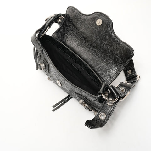 BALENCIAGA Lucagol Sling XS Shoulder Bag black WS25703