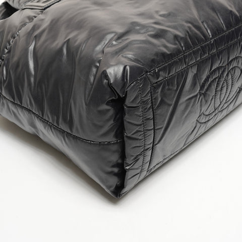 CHANEL Nylon Cococoon Tote Bag, No. 13, 2009-2010 Handbag black WS25706