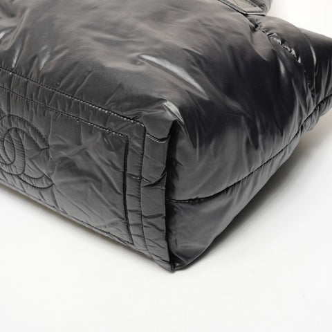 CHANEL Nylon Cococoon Tote Bag, No. 13, 2009-2010 Handbag black WS25706