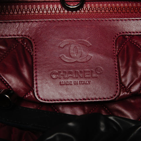 CHANEL Nylon Cococoon Tote Bag, No. 13, 2009-2010 Handbag black WS25706