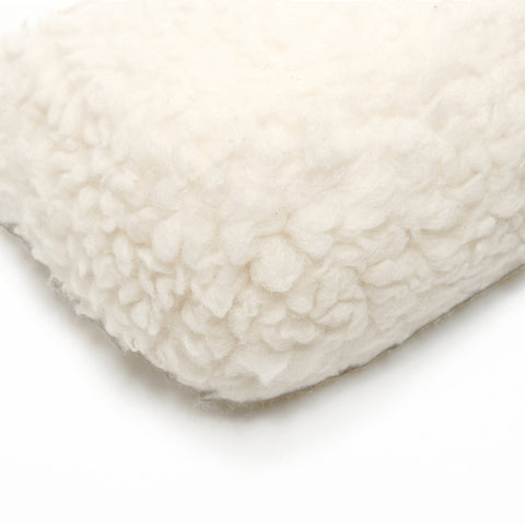 PRADA Re Edition 2005 Boa Wool Cashmere 2-Way Chain Shoulder Bag white WS25707