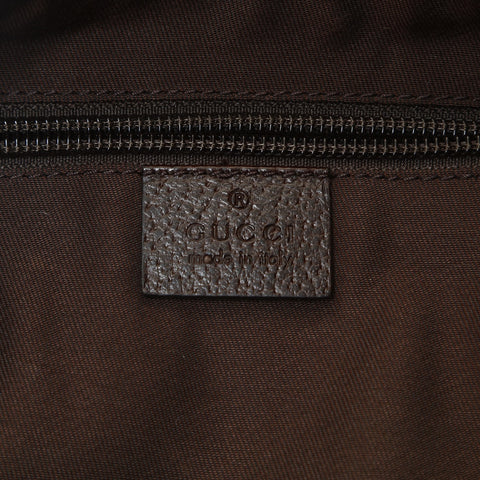 GUCCI GG Canvas Half Moon Shelly Shoulder Bag Brown WS25710