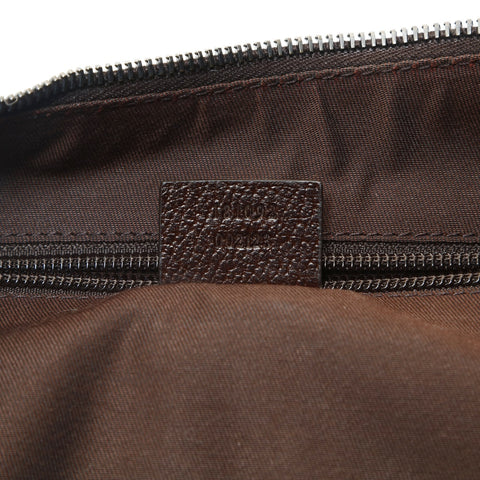 GUCCI GG Canvas Half Moon Shelly Shoulder Bag Brown WS25710