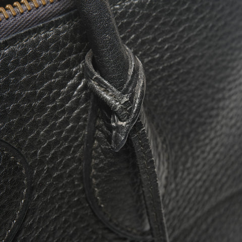 HERMES 1991 Bolide 35 Taurillon Clemence 2-way with U stamp Handbag black WS25714