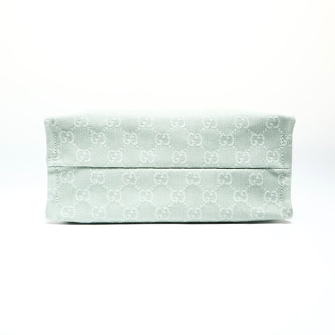 GUCCI GG Canvas Mint Mini Tote 2-Way 772183 Handbag green WS25719