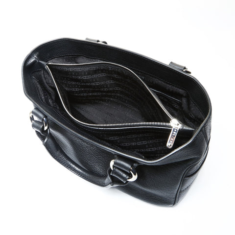 CELINE Leather Boogie Leather Handbag black WS25723