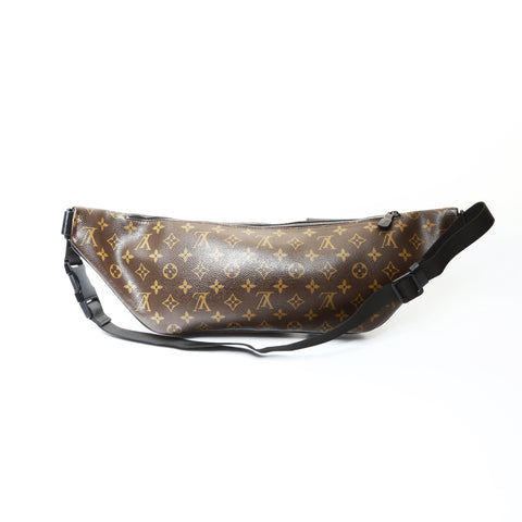 LOUIS VUITTON 2020 Monogram Macassar Christopher Bum Bag Shoulder Bag Brown WS25726