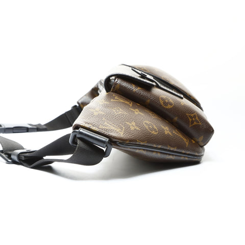 LOUIS VUITTON 2020 Monogram Macassar Christopher Bum Bag Shoulder Bag Brown WS25726