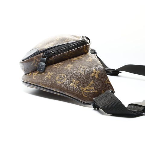 LOUIS VUITTON 2020 Monogram Macassar Christopher Bum Bag Shoulder Bag Brown WS25726
