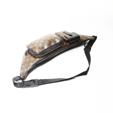 LOUIS VUITTON 2020 Monogram Macassar Christopher Bum Bag Shoulder Bag Brown WS25726