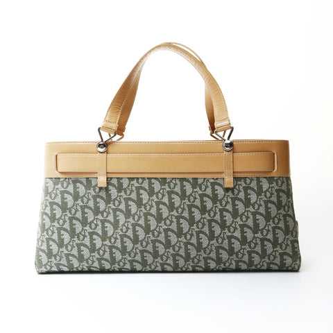 Christian Dior Trotter Canvas Handbag green WS25728