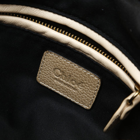 Chloe Leather Paraty 2way Shoulder Bag Brown WS25730