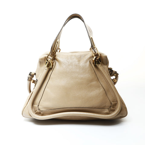 Chloe Leather Paraty 2way Shoulder Bag Brown WS25730