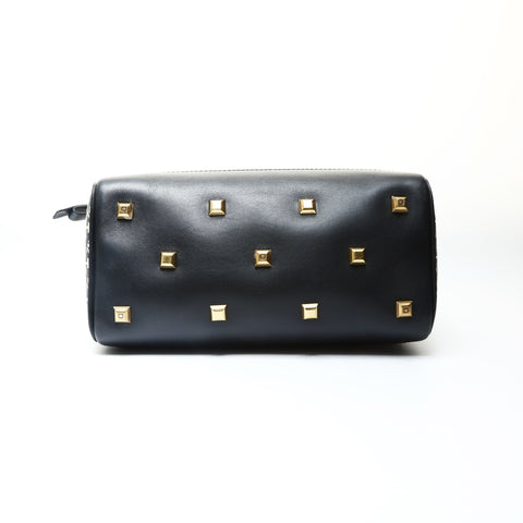 Salvatore Ferragamo Gancini canvas Handbag black WS25732