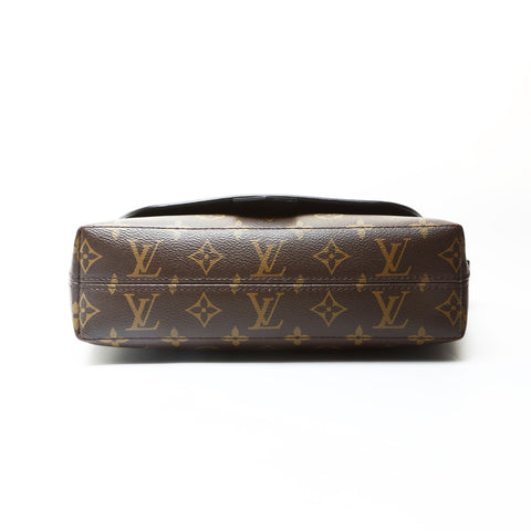 LOUIS VUITTON Monogram Macassar Magnetic Messenger Bag M45557 Shoulder Bag Brown WS25733