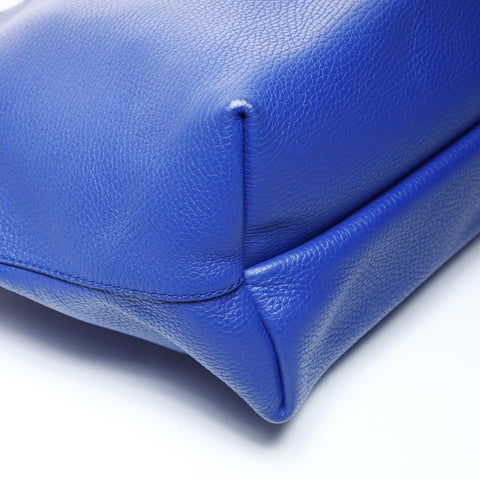 Salvatore Ferragamo Gancini leather Tote Bag blue WS25735