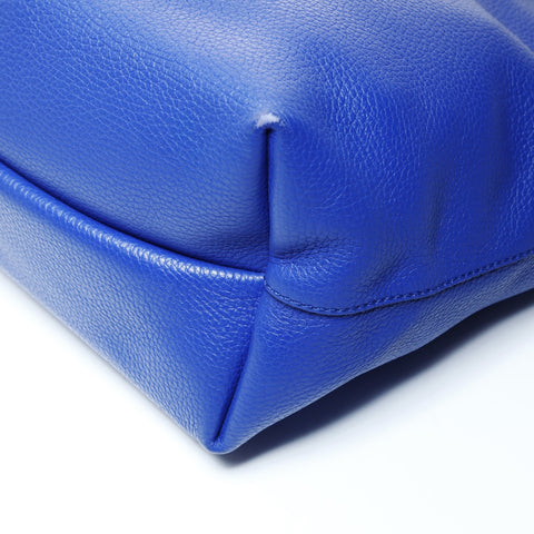 Salvatore Ferragamo Gancini leather Tote Bag blue WS25735