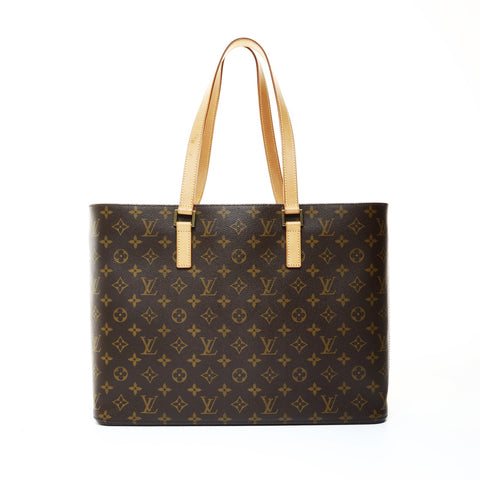LOUIS VUITTON 2004 Monogram Luco M51155 Tote Bag Brown WS25736