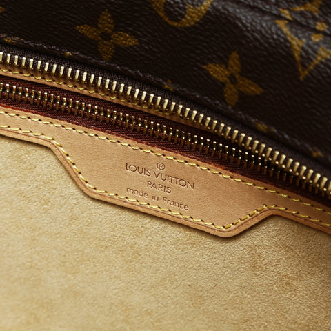 LOUIS VUITTON 2004 Monogram Luco M51155 Tote Bag Brown WS25736