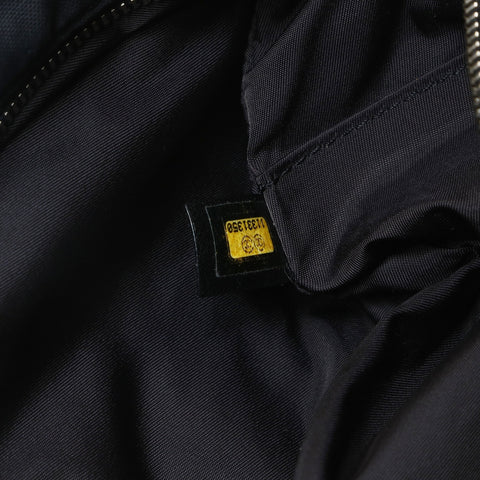 CHANEL No. 11 2009-2010 Sportsline COCO Mark Canvas Shoulder Bag black WS25740