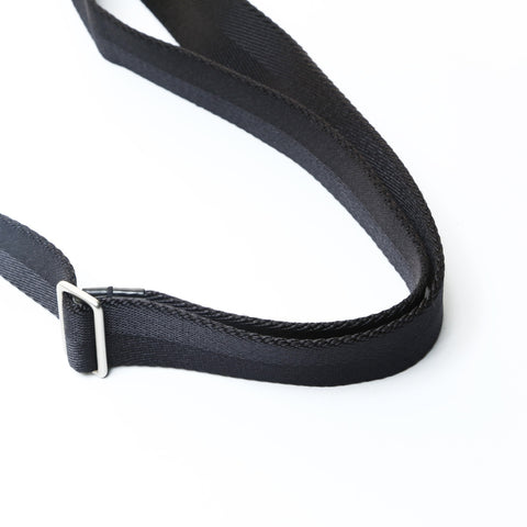 CHANEL No. 11 2009-2010 Sportsline COCO Mark Canvas Shoulder Bag black WS25740