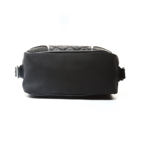 CHANEL No. 11 2009-2010 Sportsline COCO Mark Canvas Shoulder Bag black WS25740