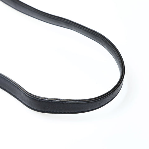 Christian Dior Suede Medium Lady Dior 2way Handbag black WS25742