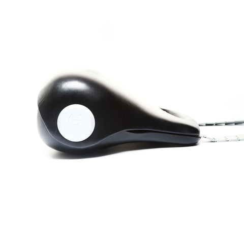 CHANEL No. 5 1997-1999 Lambskin Hip Handbag black WS25745