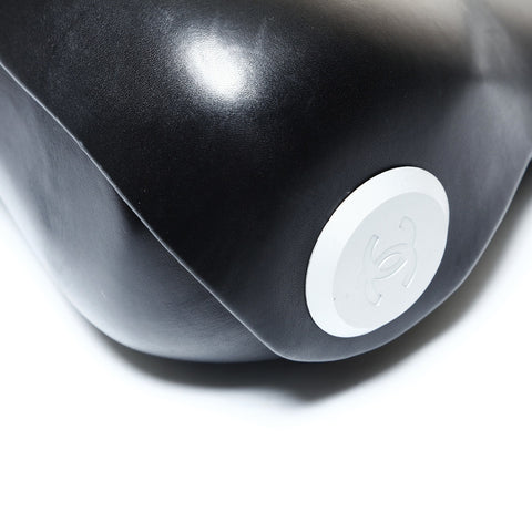 CHANEL No. 5 1997-1999 Lambskin Hip Handbag black WS25745