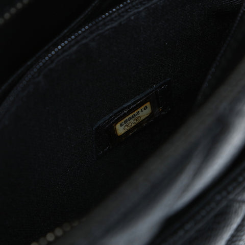 CHANEL No. 8 2003-2004 Replica Tote COCO Mark Medallion Tote Bag black WS25748