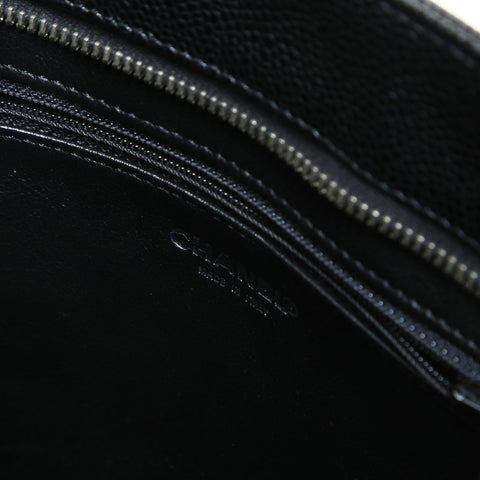 CHANEL No. 8 2003-2004 Replica Tote COCO Mark Medallion Tote Bag black WS25748