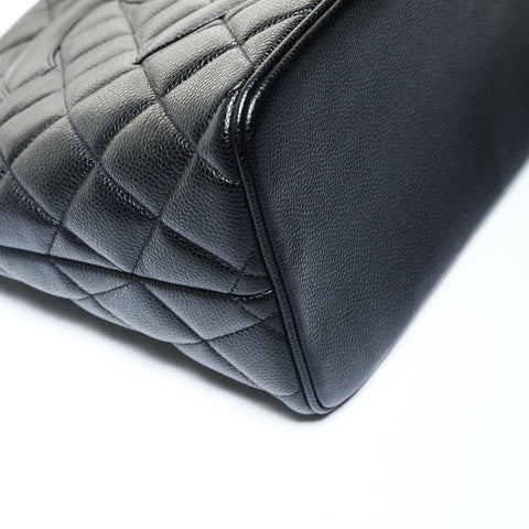 CHANEL No. 8 2003-2004 Replica Tote COCO Mark Medallion Tote Bag black WS25748