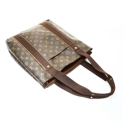 LOUIS VUITTON 2008 Monogram Bobur M53013 Tote Bag Brown WS25749