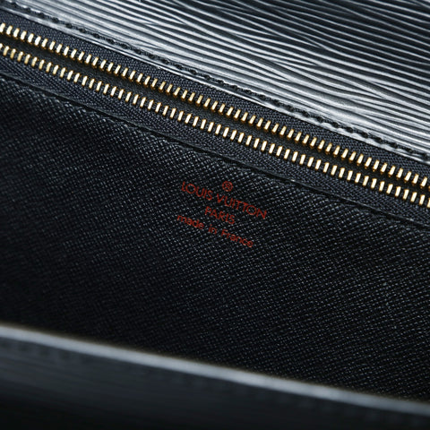LOUIS VUITTON 2005 Epi Monceau Handbag black WS25750