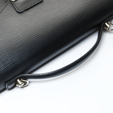 LOUIS VUITTON 2005 Epi Monceau Handbag black WS25750